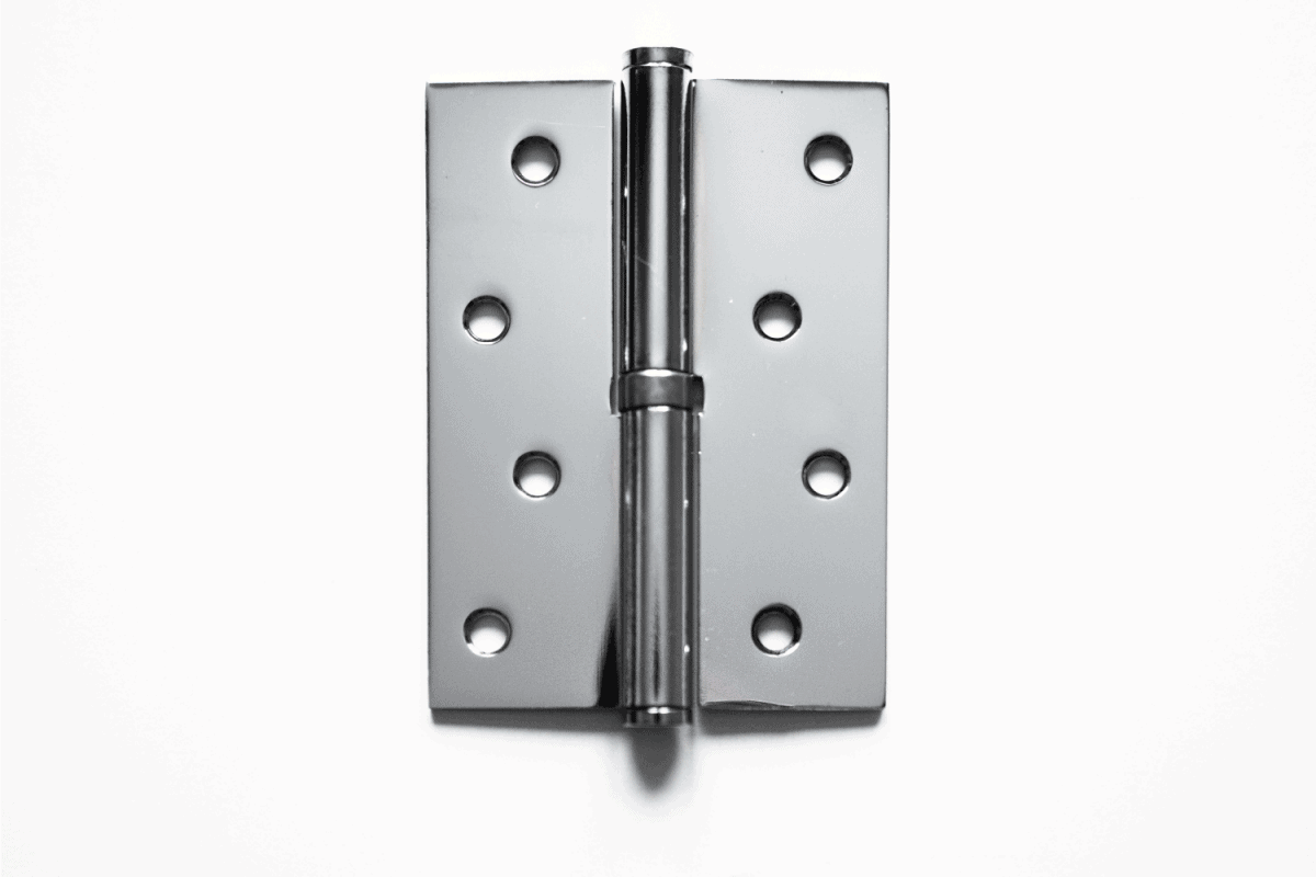 Door hinges, hold the door, on a white background