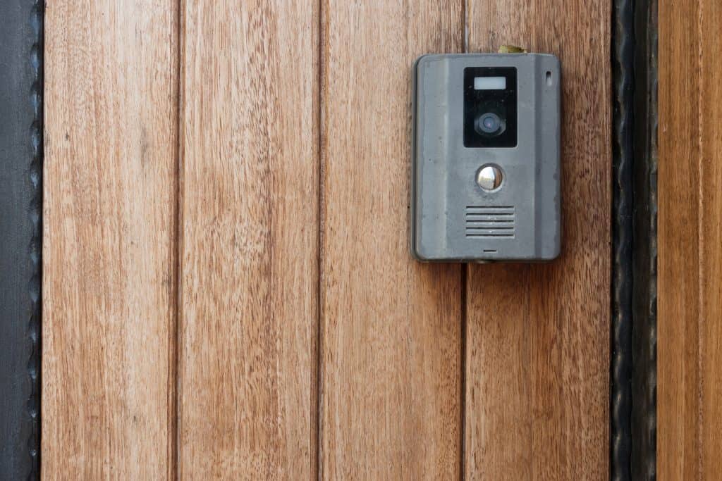 Door security with camera intercom