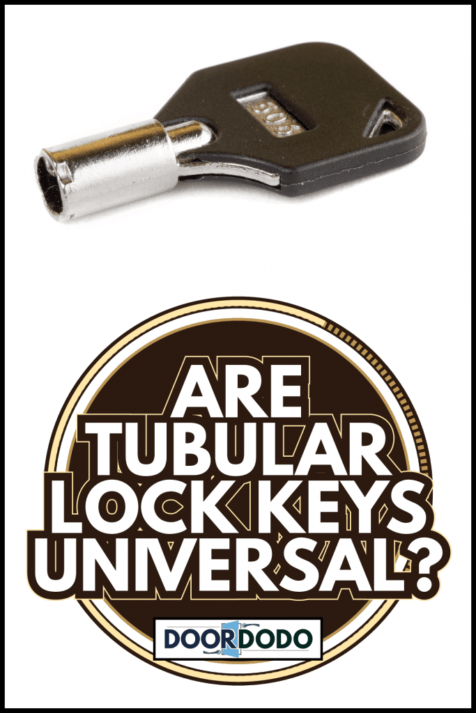small mini tubular key isolated in white. Are Tubular Lock Keys Universal