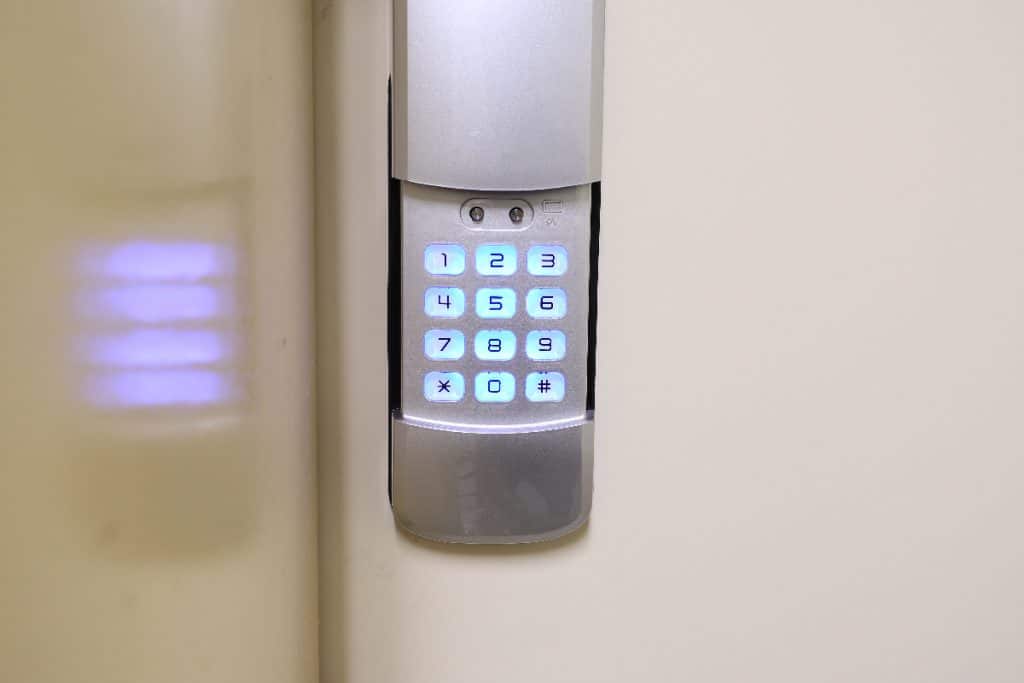 Security system door locks